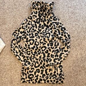 Leopard Print Women's Tunic Top